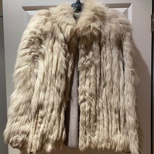 Saga Fox Fur coat size small